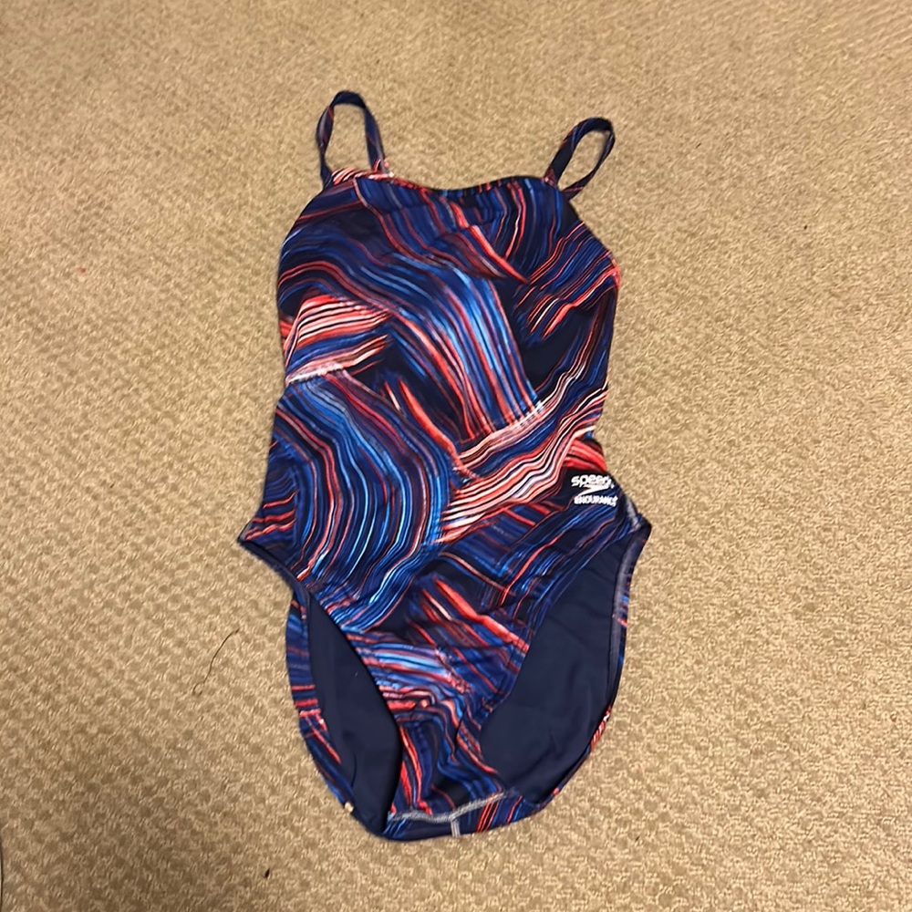 Speedo circle-back onesie swimsuit